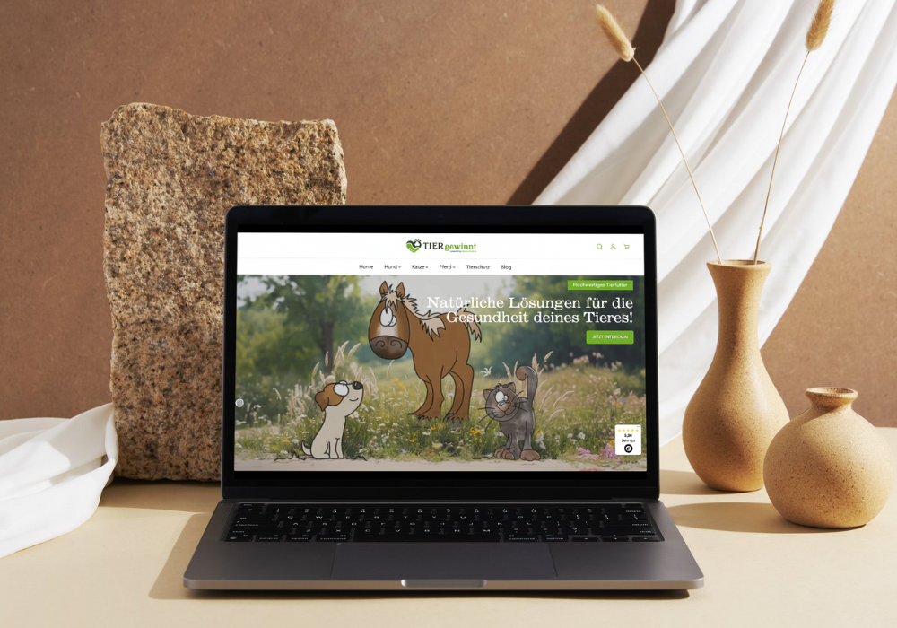 Tiergewinnt Onlineshop - Webdesign und E-Commerce